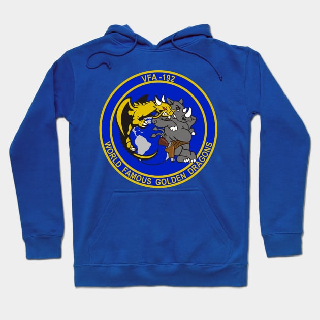 F/A18 Rhino - VFA192 Golden Dragons Hoodie by MBK